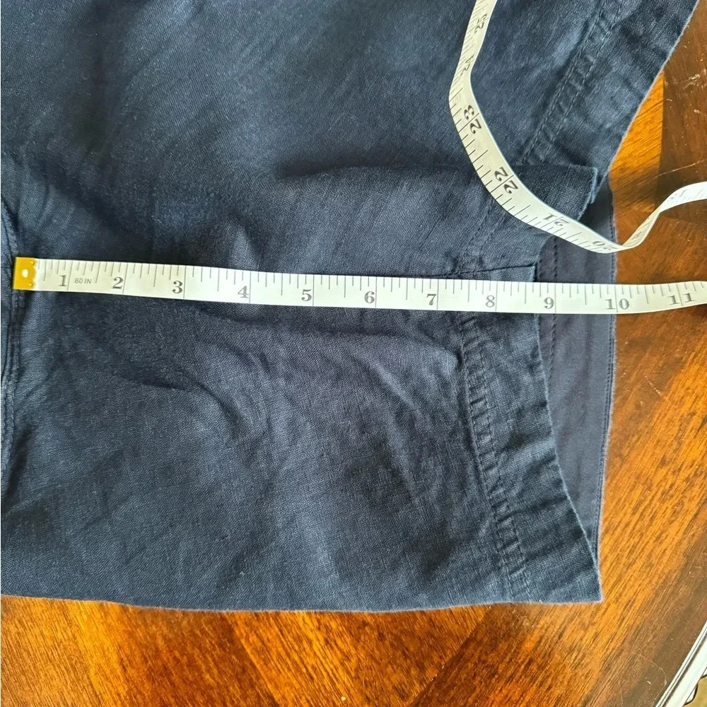 Athleta Navy Blue Drawstring Casual Shorts